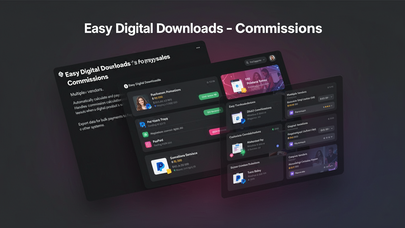 Preview of Easy Digital Downloads - Commissions