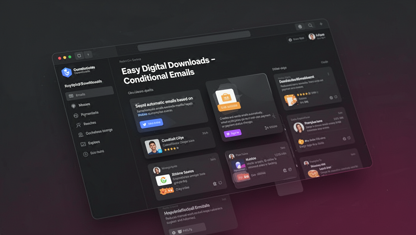 Preview of Easy Digital Downloads - Conditional Emails