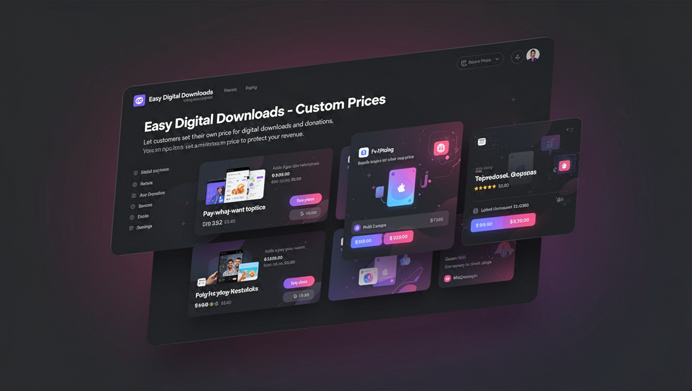 Preview of Easy Digital Downloads - Custom Prices