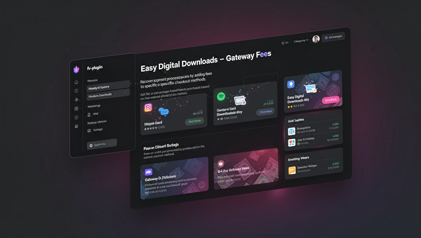 Preview of Easy Digital Downloads - Gateway Fees