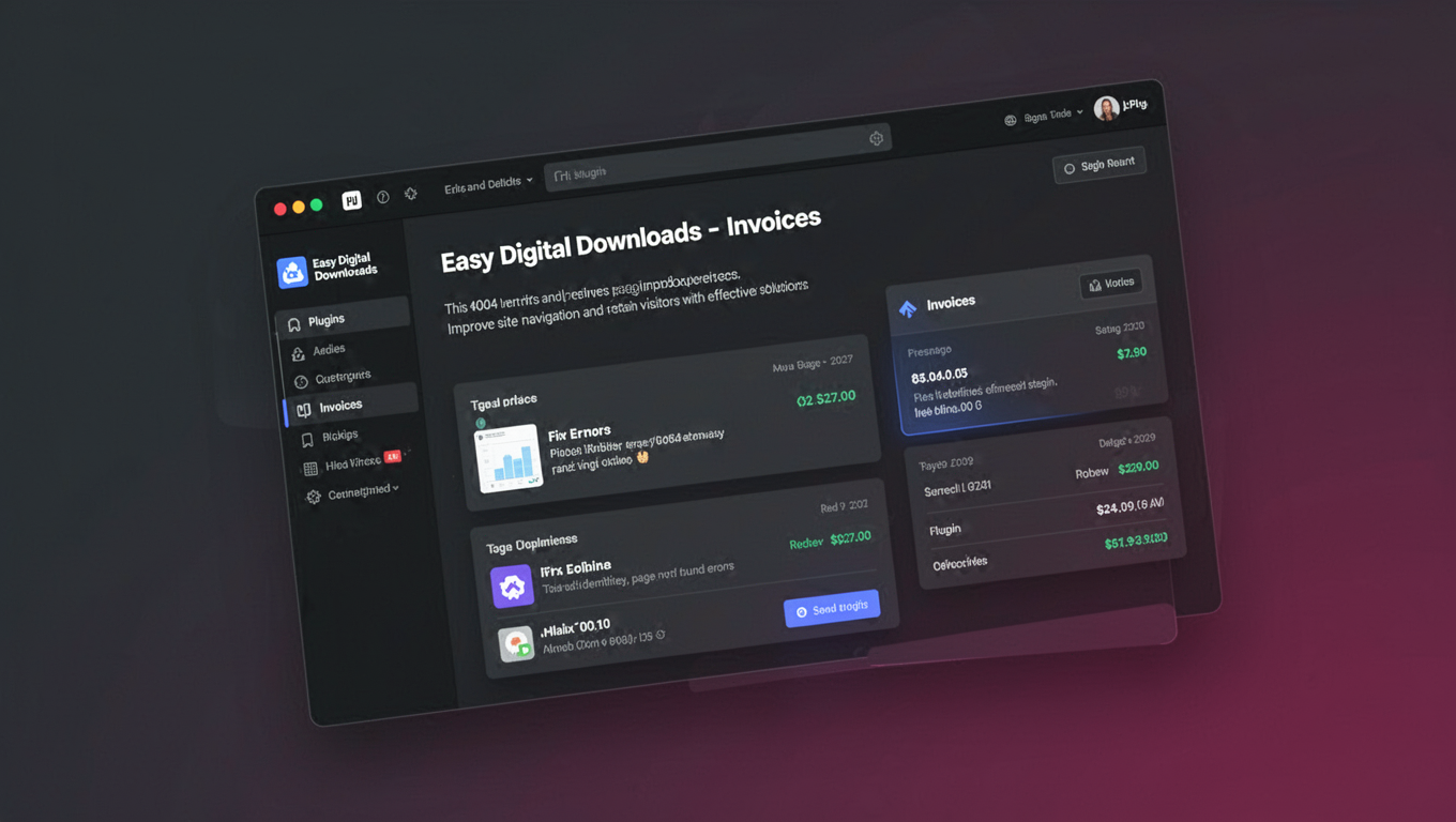 Preview of Easy Digital Downloads - Invoices