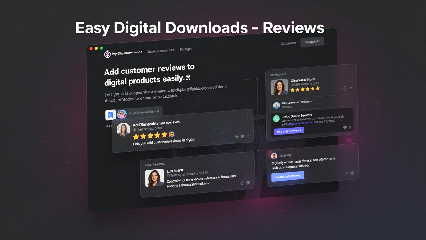 Preview of Easy Digital Downloads - Reviews