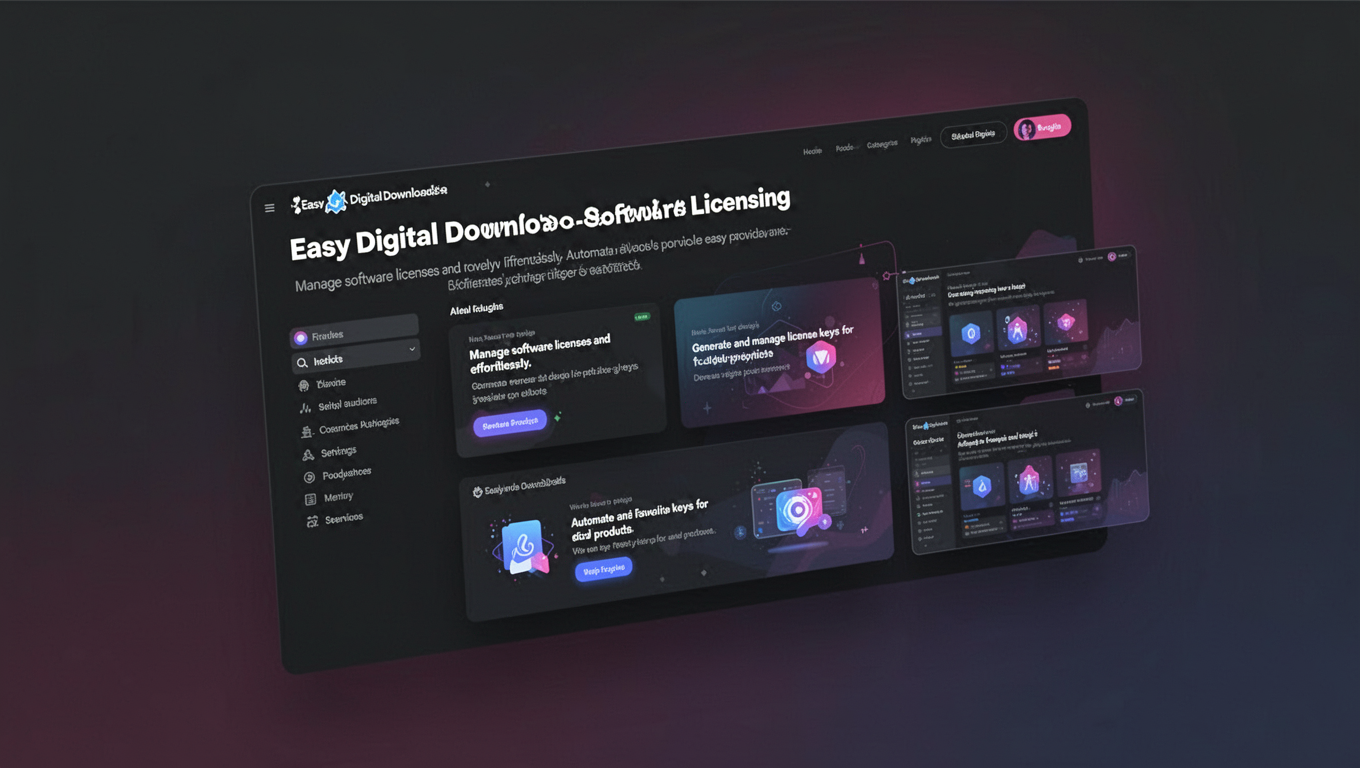 Preview of Easy Digital Downloads - Software Licensing