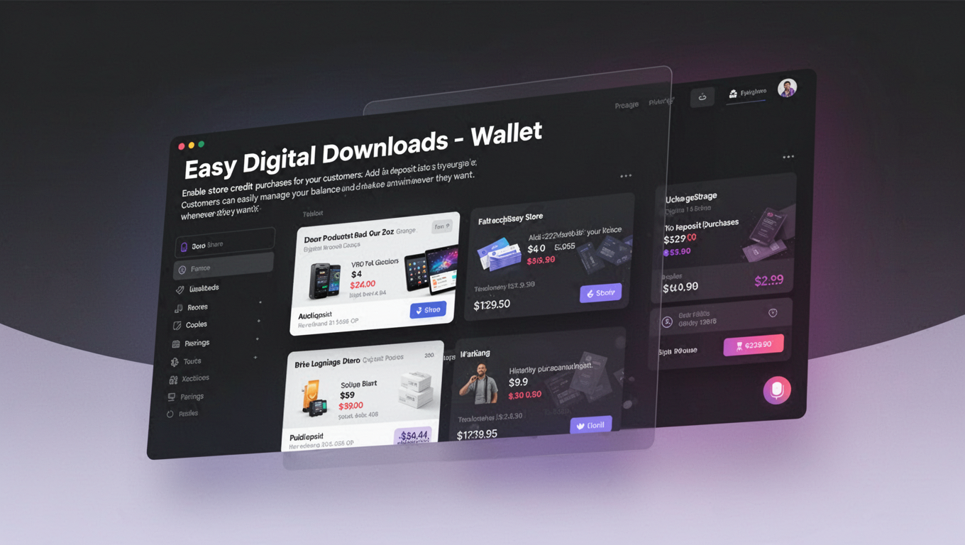 Preview of Easy Digital Downloads - Wallet