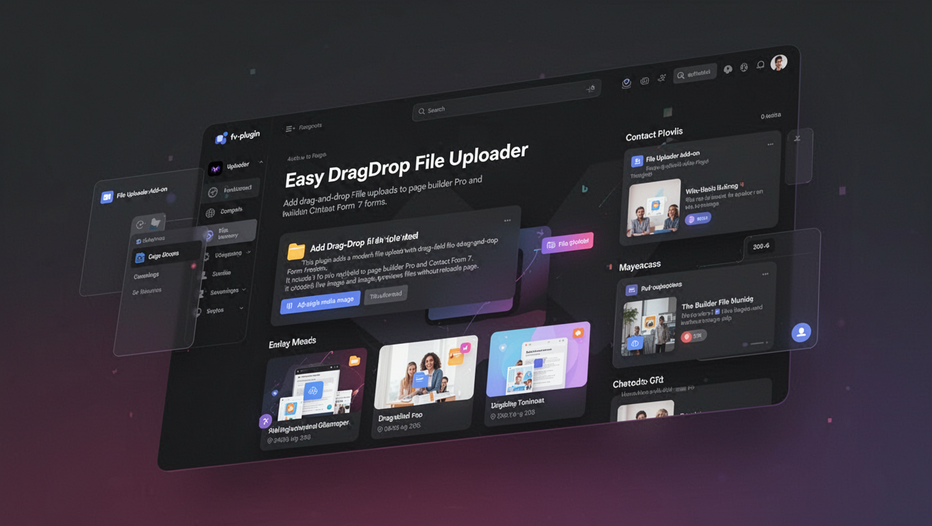 Preview of Easy DragDrop File Uploader