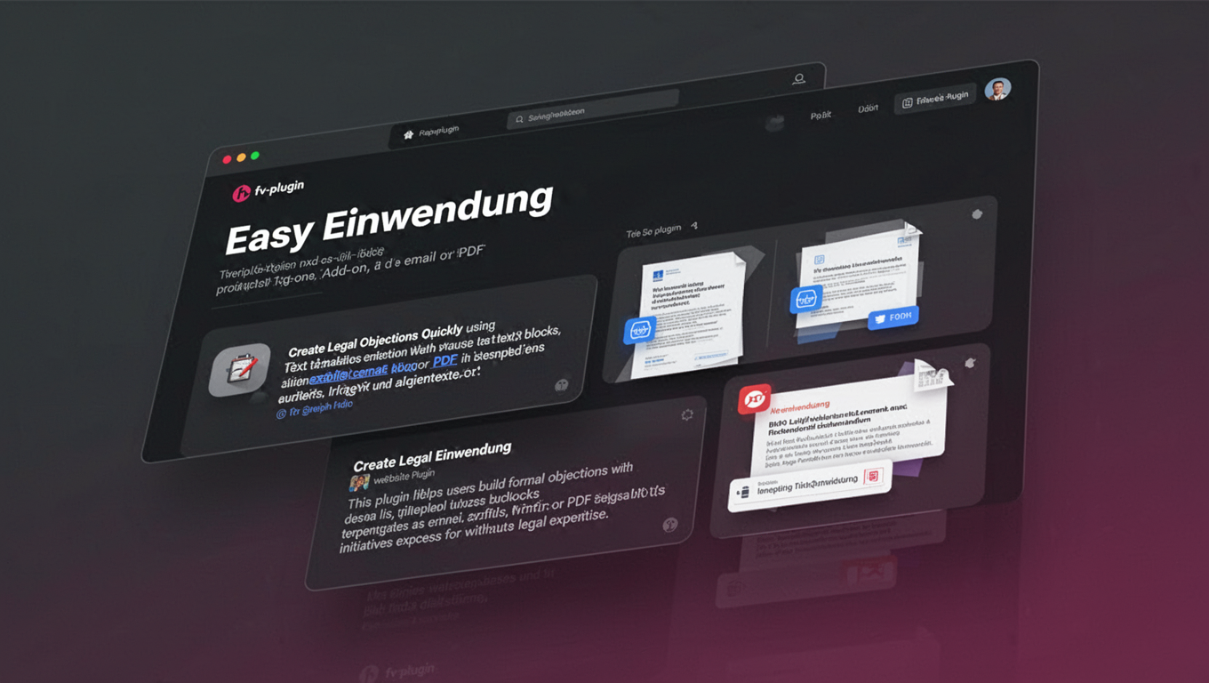 Preview of Easy Einwendung