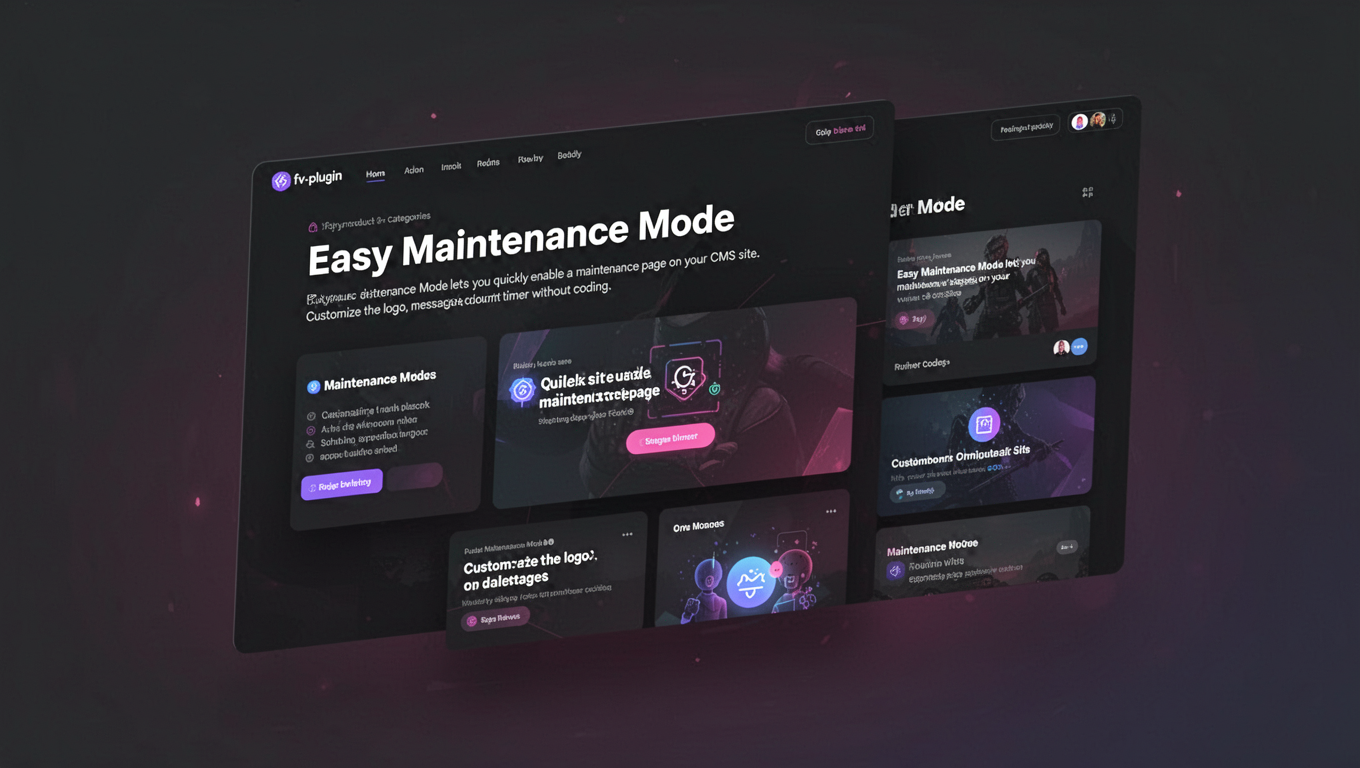 Preview of Easy Maintenance Mode