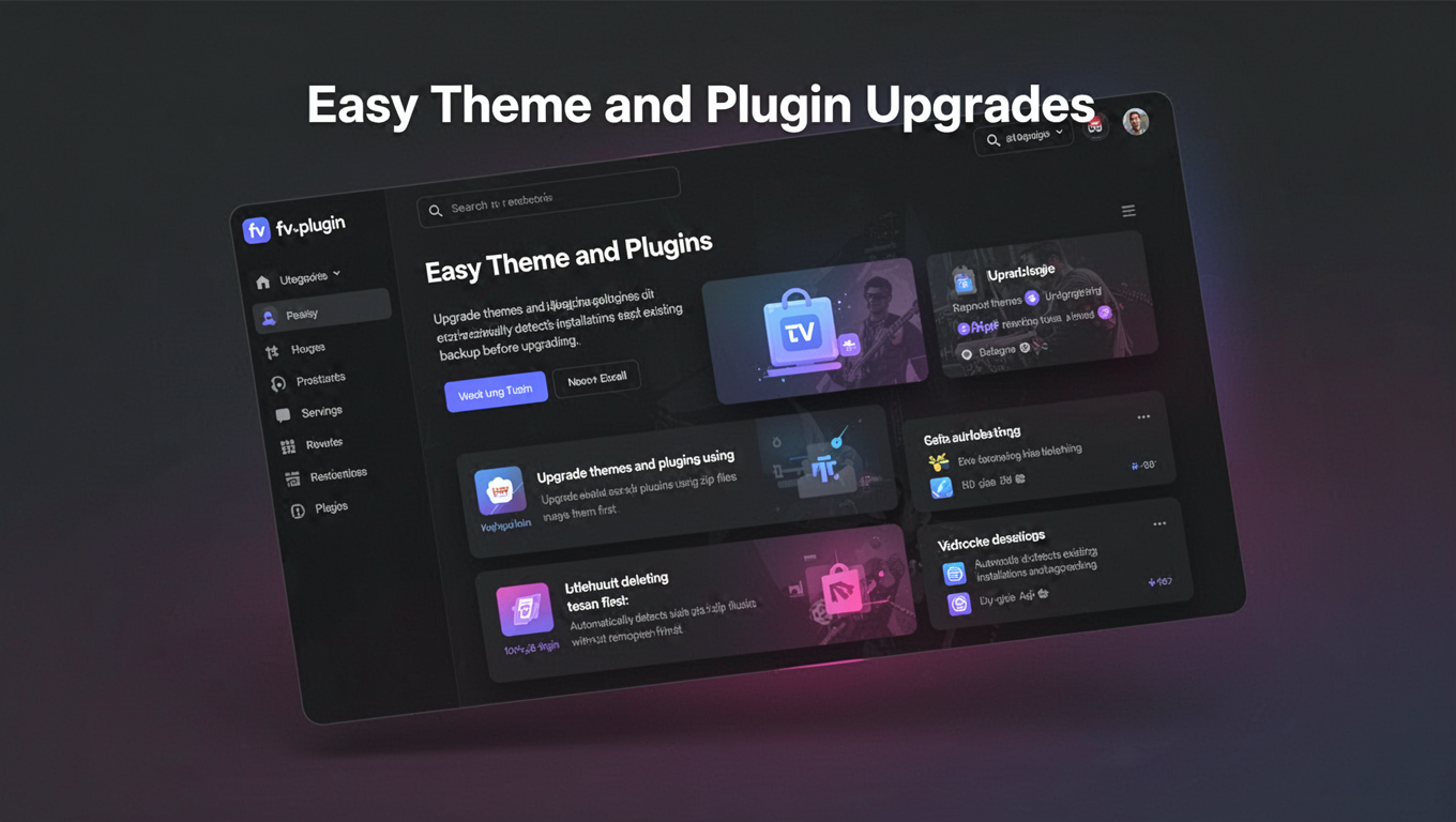 Preview of Easy Theme and Plugin Upgrades