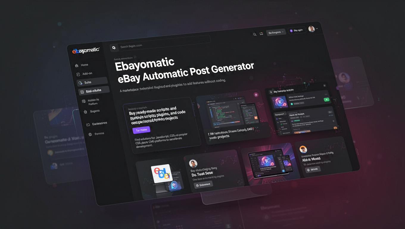 Preview of Ebayomatic eBay Automatic Post Generator