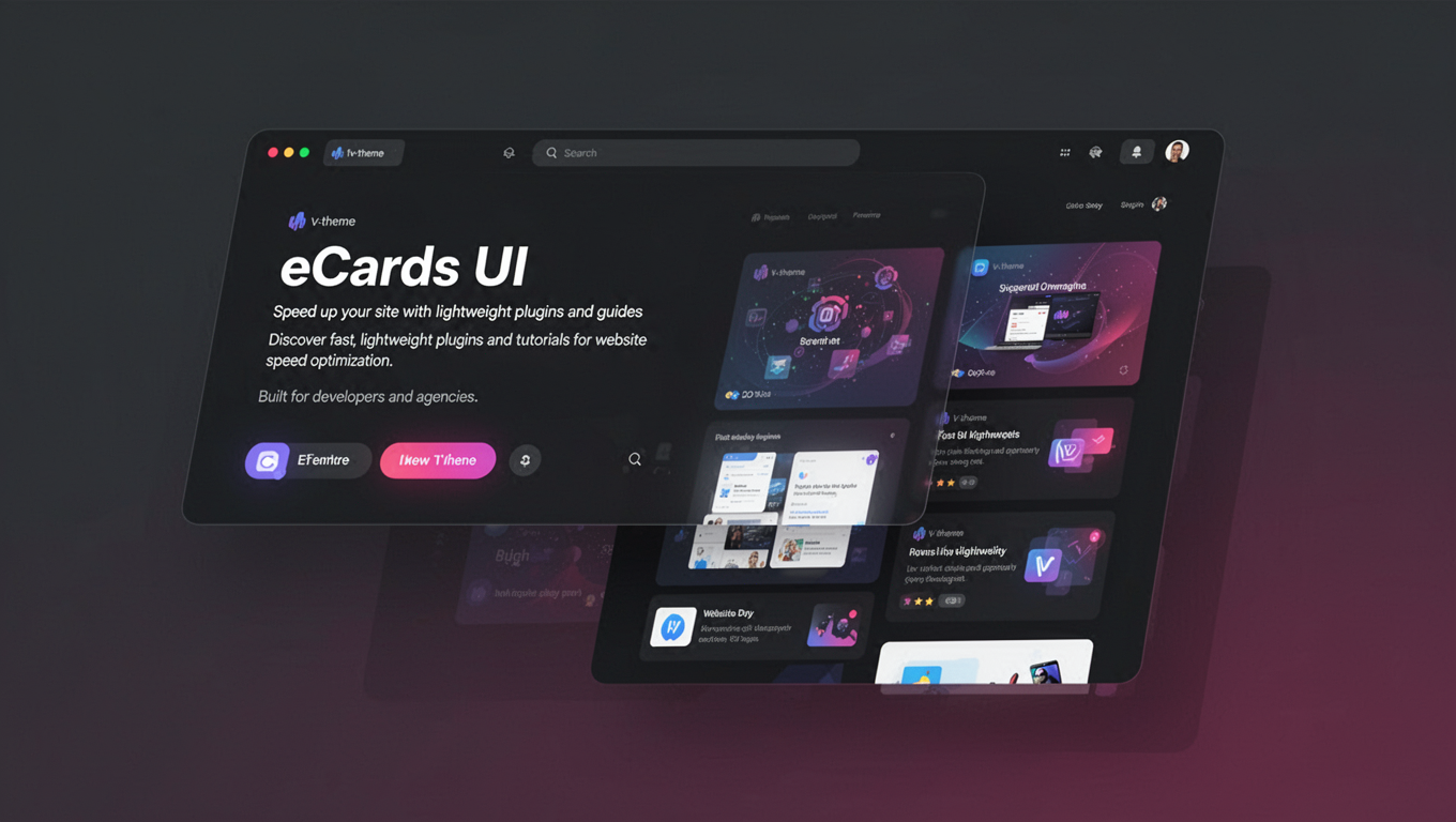 Preview of eCards UI