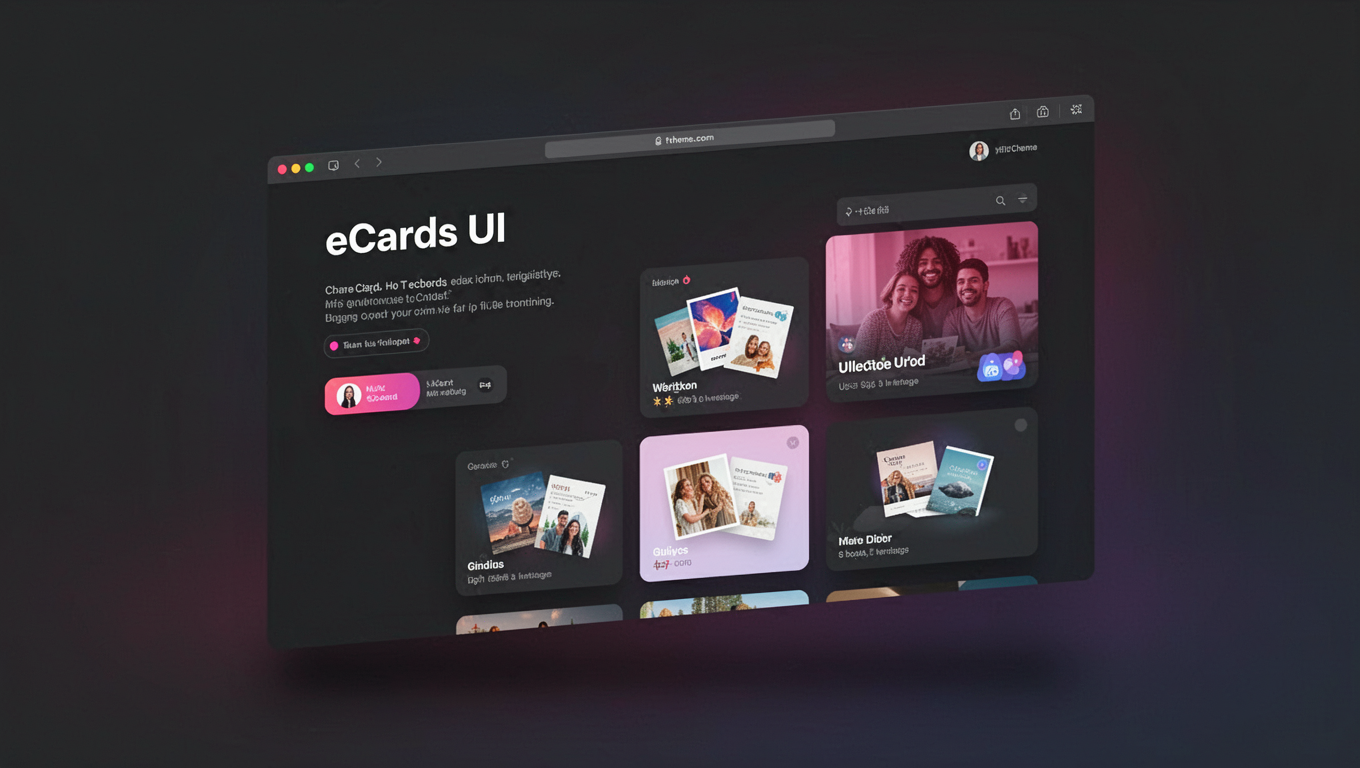 Preview of eCards UI