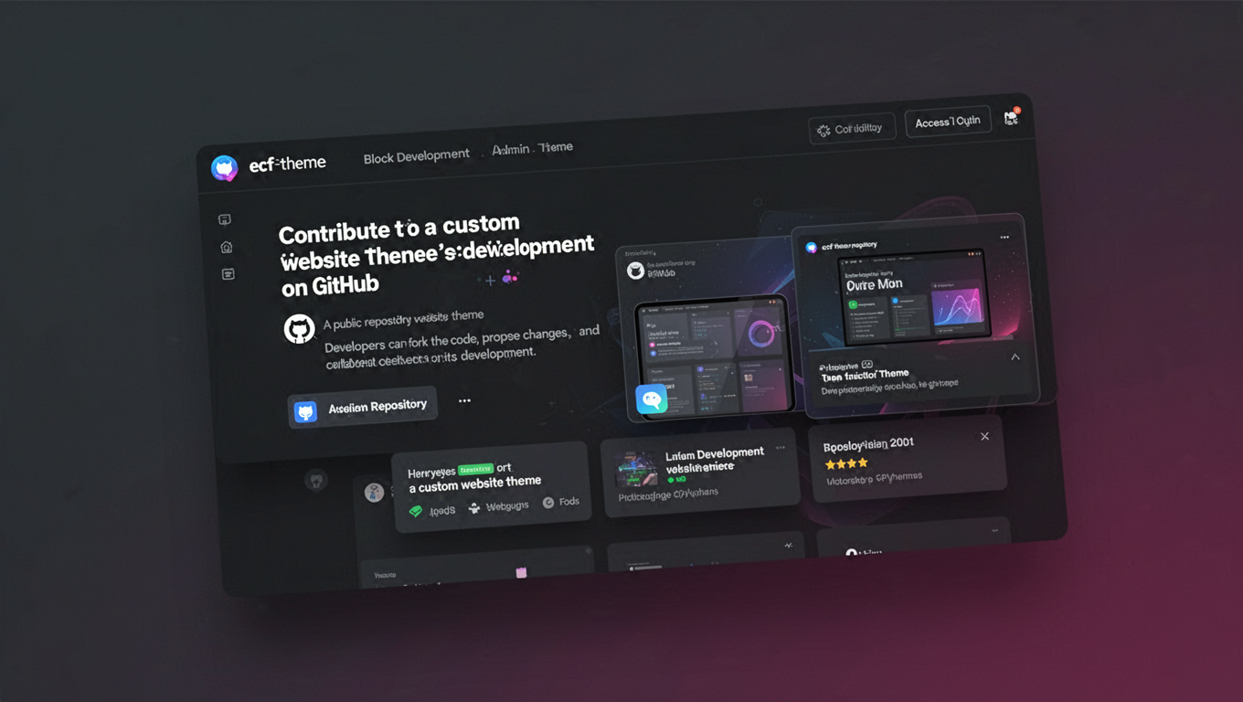 Preview of ecf WP theme