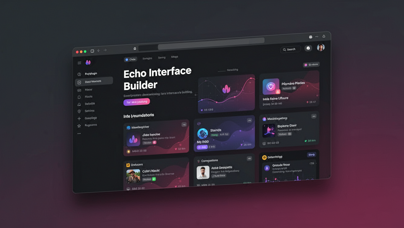 Preview of Echo Interface Builder
