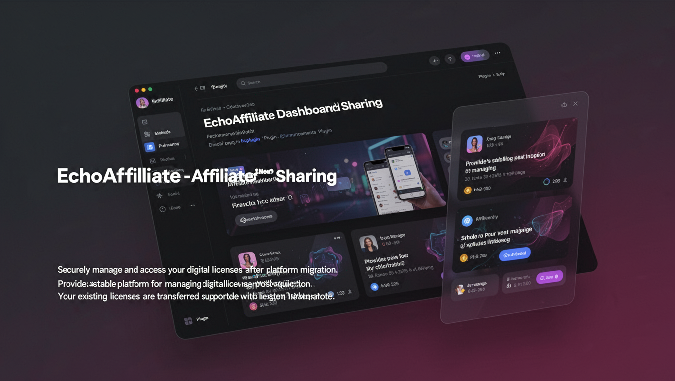 Preview of EchoAffiliate - Affiliate Dashboard Sharing