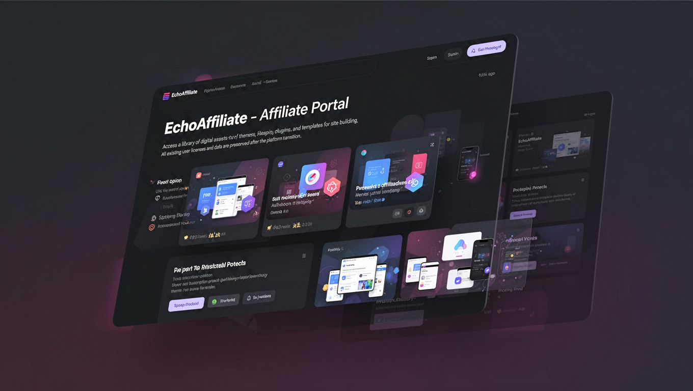 Preview of EchoAffiliate - Affiliate Portal