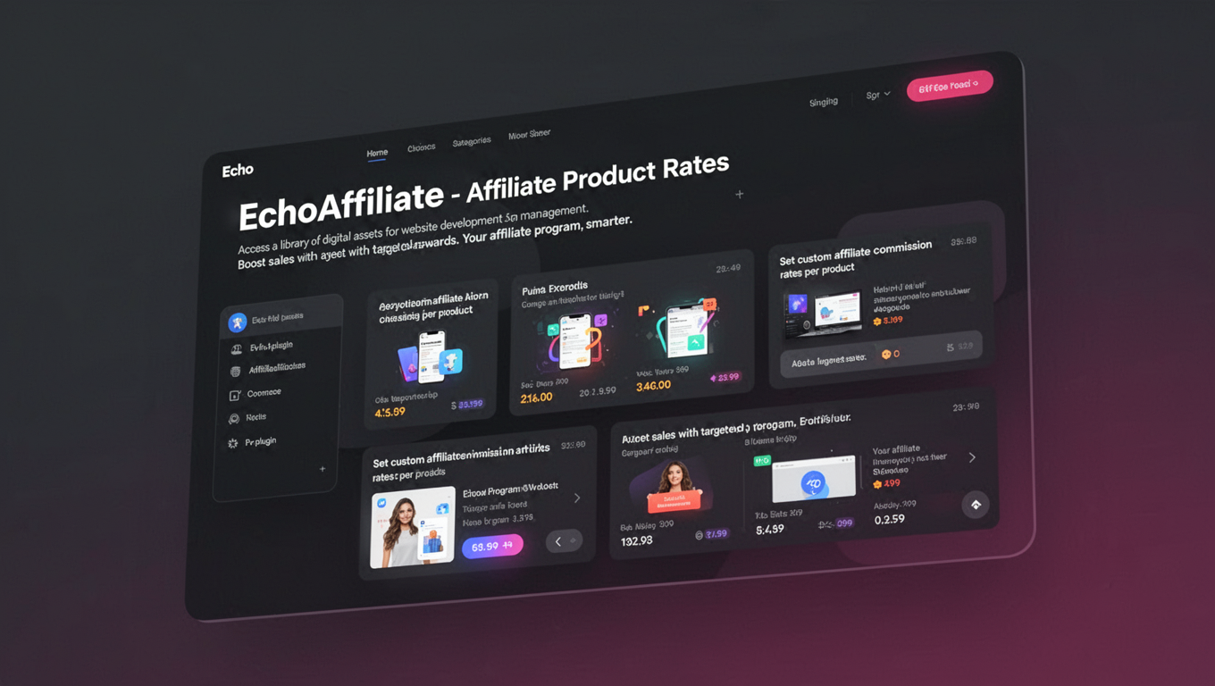 Preview of EchoAffiliate - Affiliate Product Rates