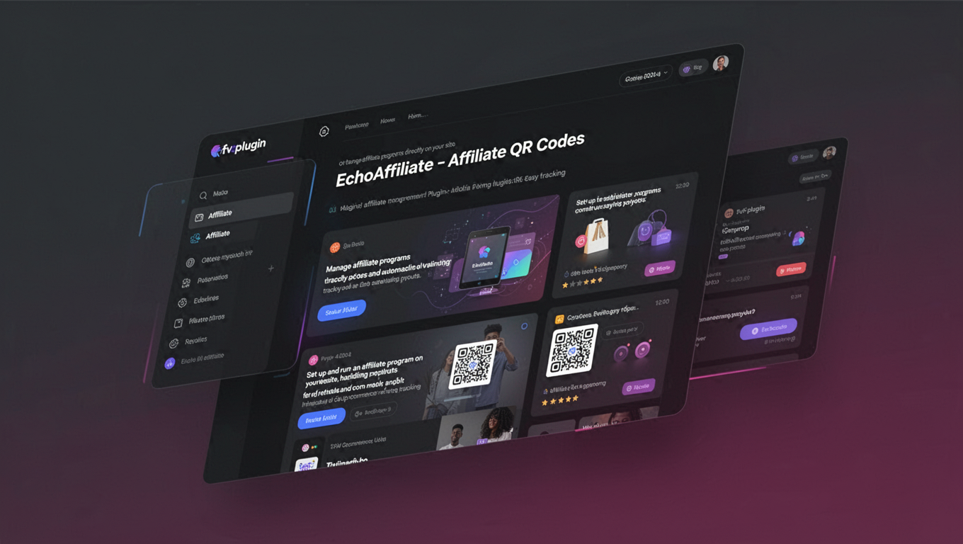 Preview of EchoAffiliate - Affiliate QR Codes