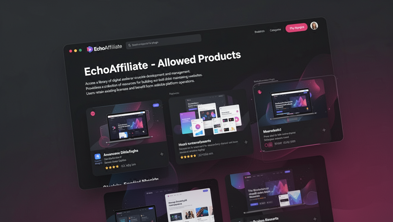Preview of EchoAffiliate - Allowed Products