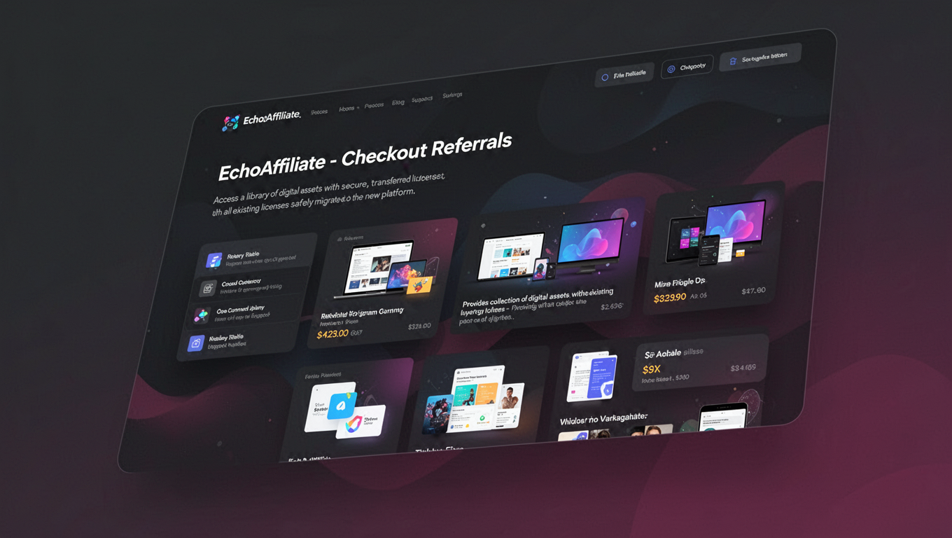Preview of EchoAffiliate - Checkout Referrals