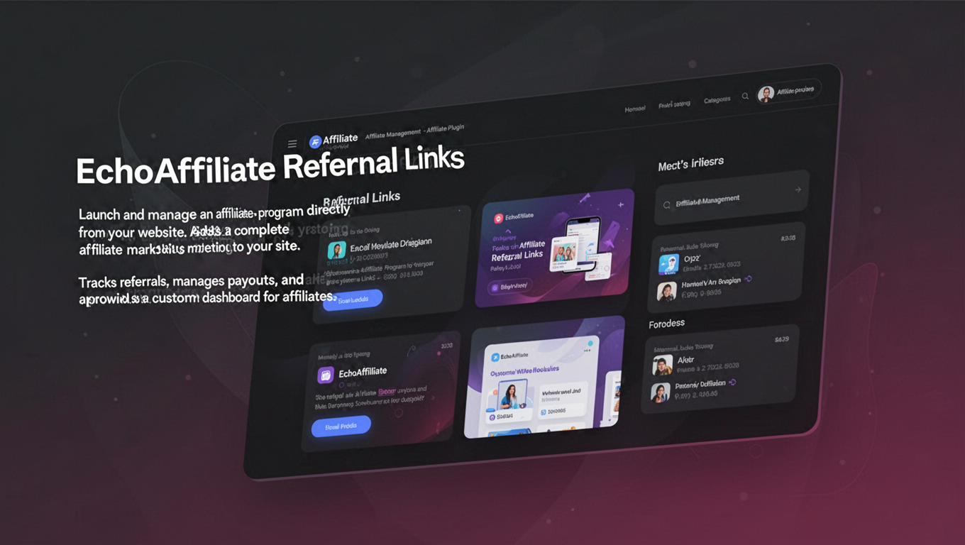 Preview of EchoAffiliate - External Referral Links