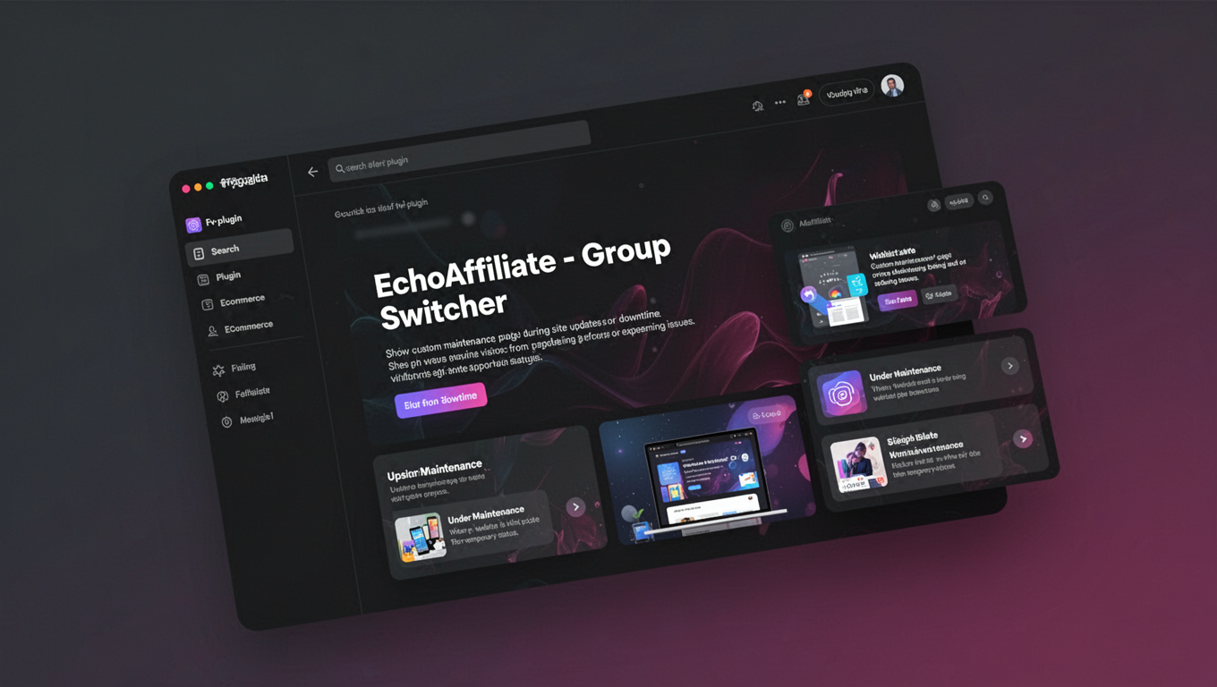 Preview of EchoAffiliate - Group Switcher