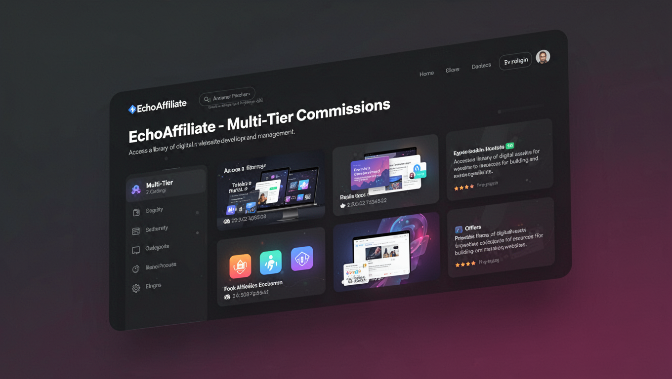 Preview of EchoAffiliate - Multi-Tier Commissions