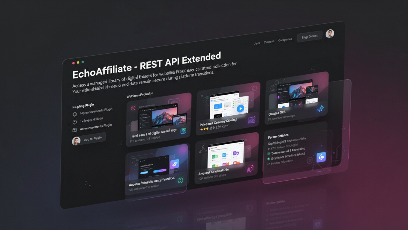 Preview of EchoAffiliate - REST API Extended