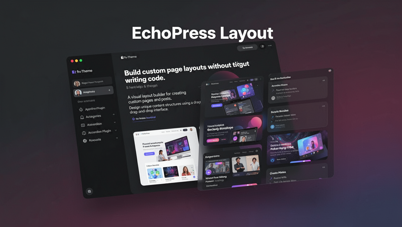 Preview of EchoPress Layout