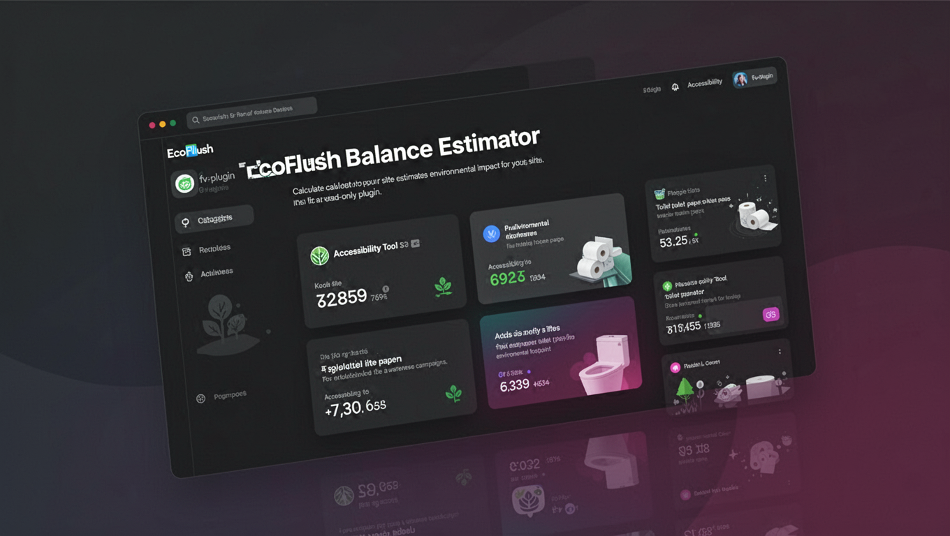 Preview of EcoFlush Balance Estimator