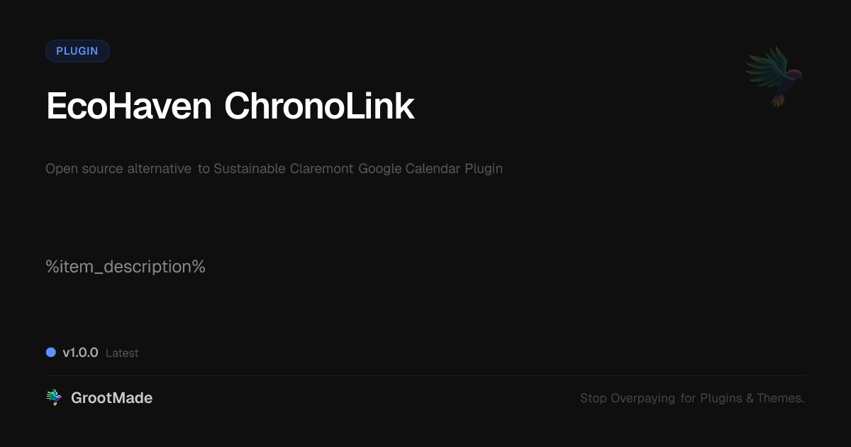 Preview of EcoHaven ChronoLink