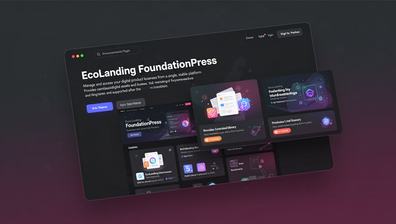 Preview of EcoLanding FoundationPress