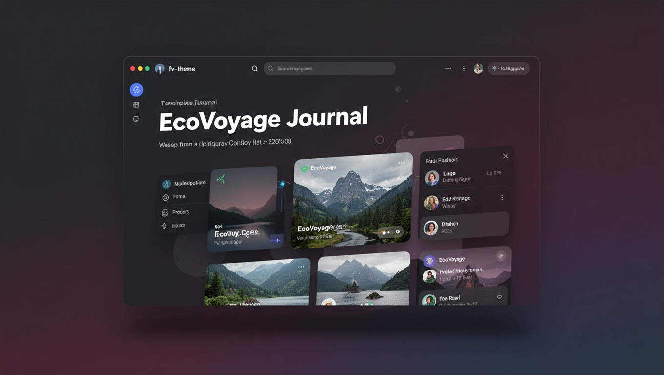 Preview of EcoVoyage Journal