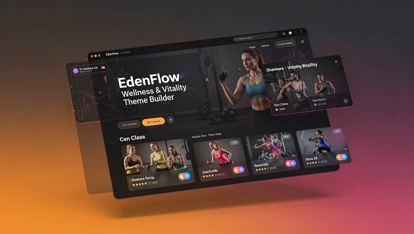 Preview of EdenFlow - Wellness & Vitality Theme Builder