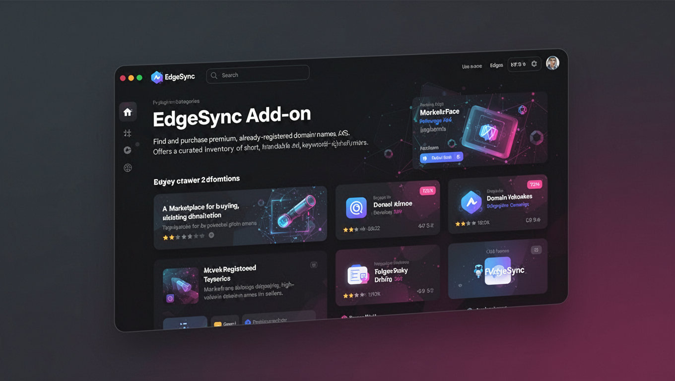 Preview of EdgeSync Add-on