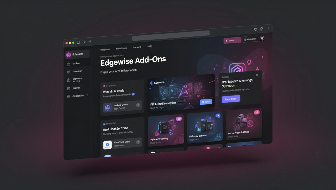 Preview of Edgewise Add‑Ons