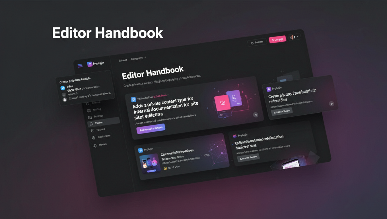 Preview of Editor Handbook