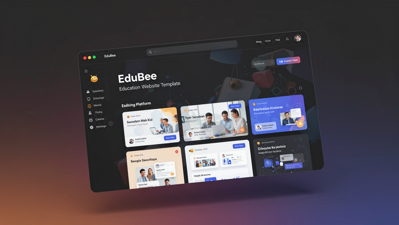 Preview of EduBee - Education Website Template