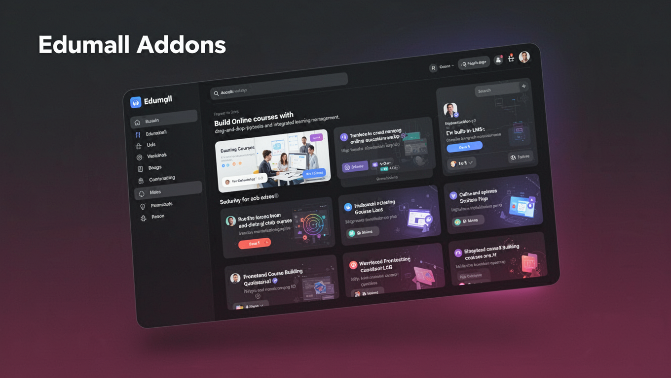 Preview of Edumall Addons