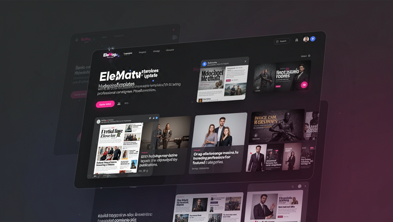 Preview of EleMag - Magazine Template