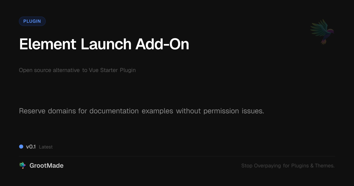 Preview of Element Launch Add-On
