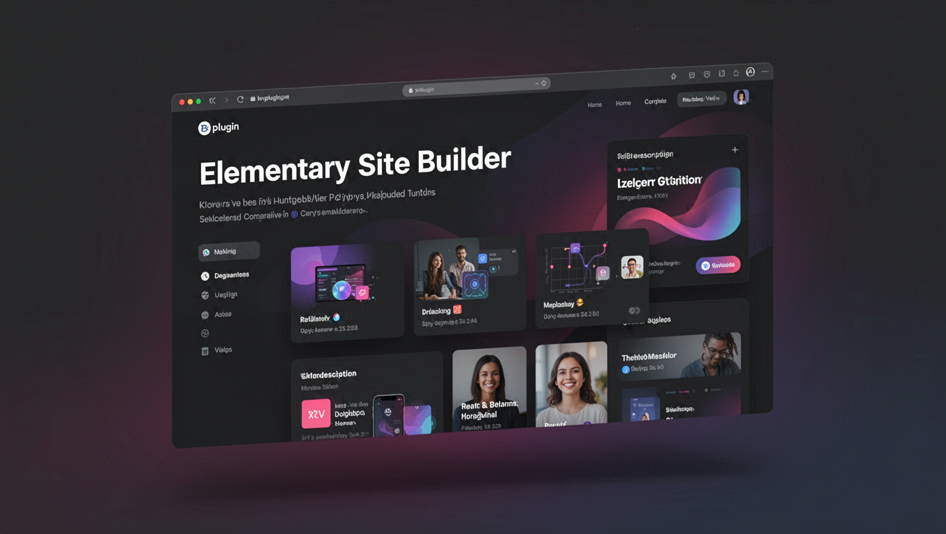 Preview of Elementary Site Builder