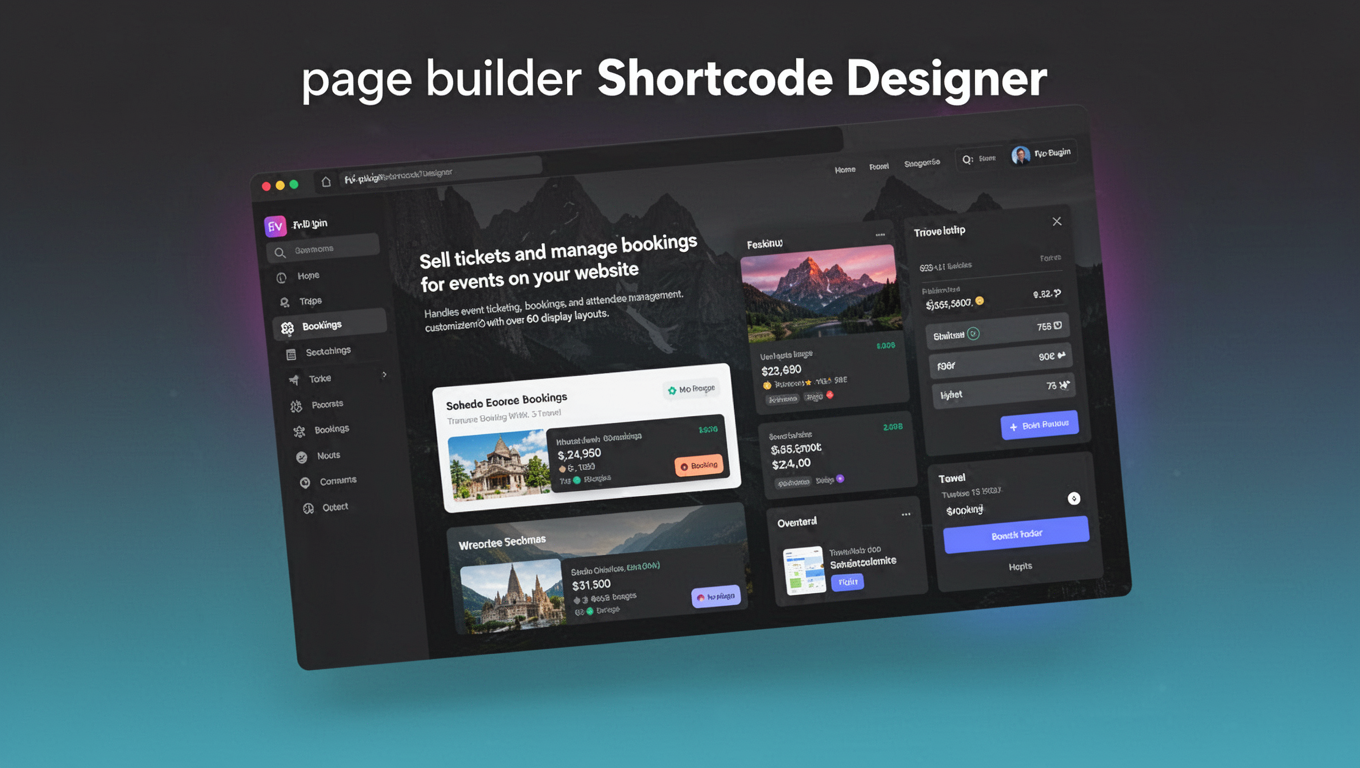 Preview of Elementor Shortcode Designer