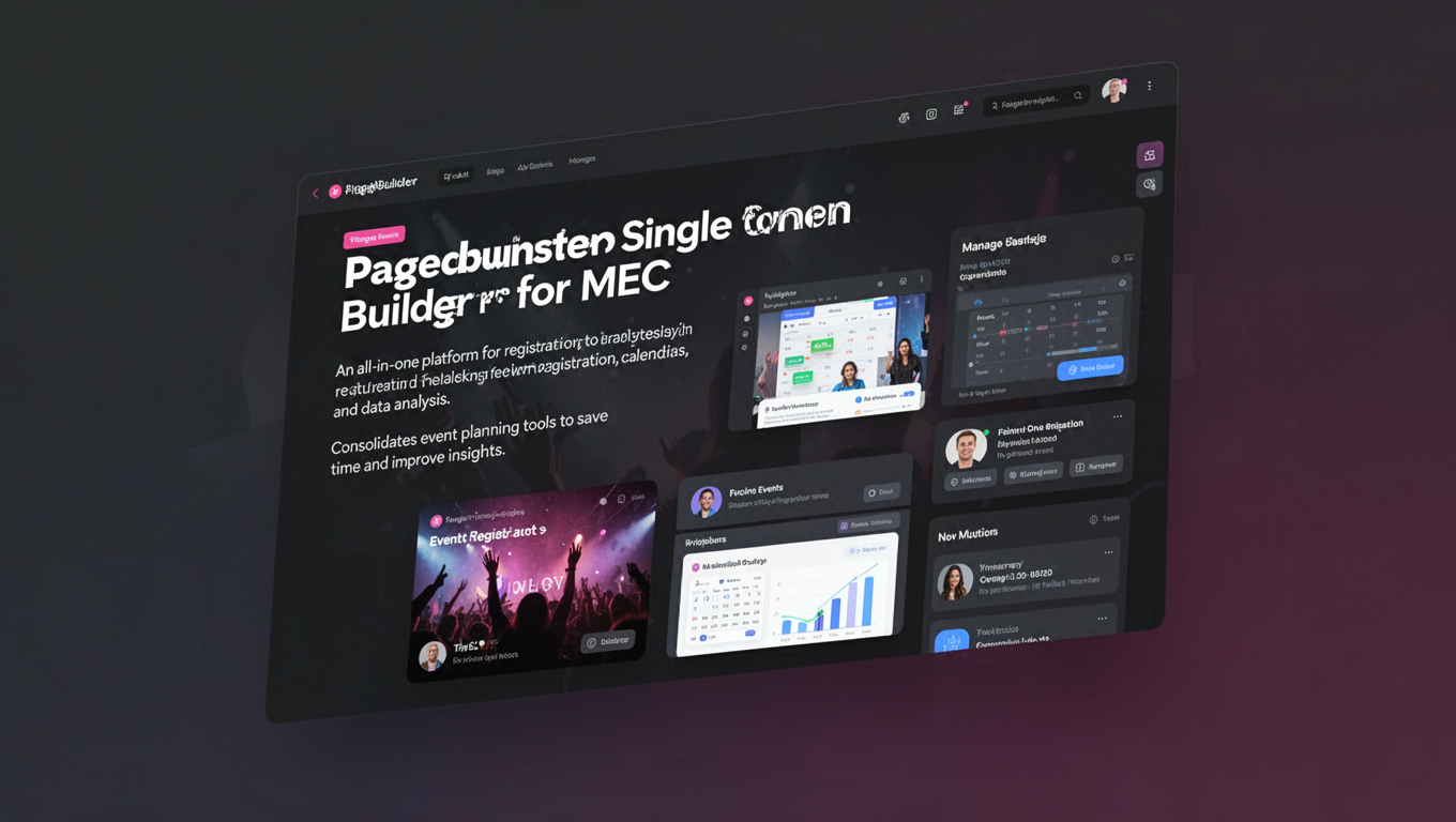 Preview of Elementor Single Builder for MEC