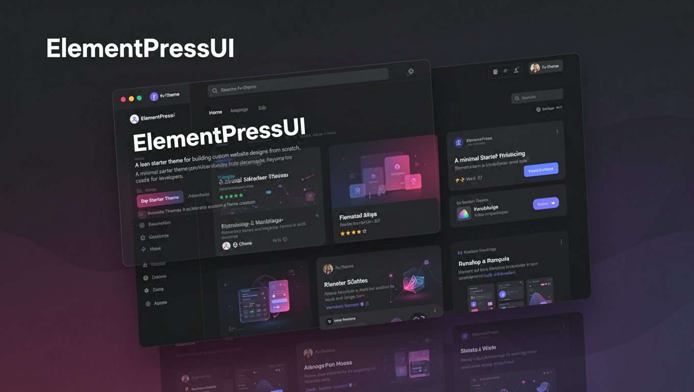 Preview of ElementPressUI