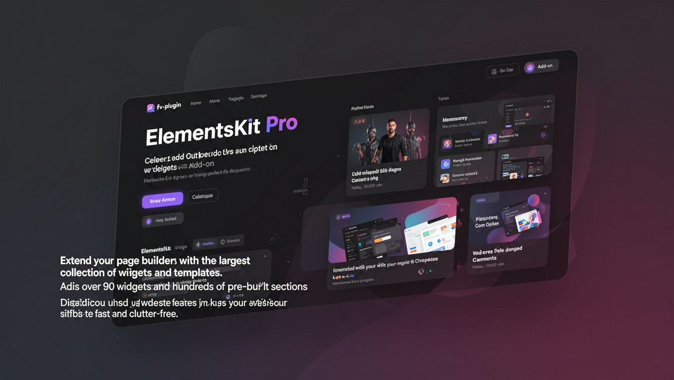 Preview of ElementsKit Pro
