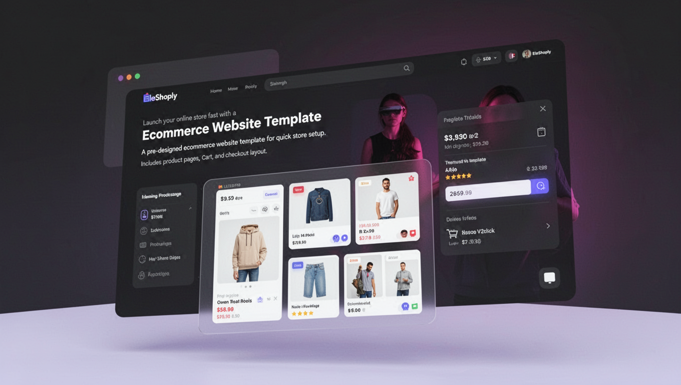 Preview of EleShoply Ecommerce Website Template