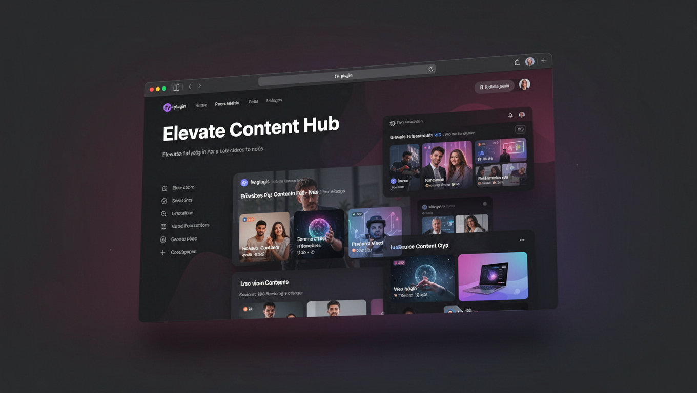 Preview of Elevate Content Hub