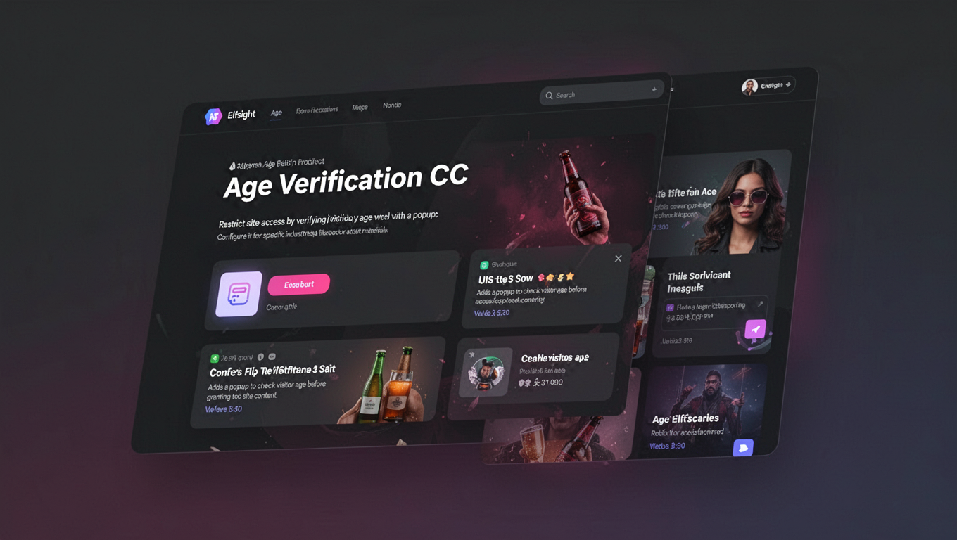 Preview of Elfsight Age Verification CC