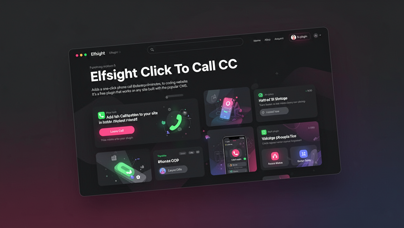 Preview of Elfsight Click To Call CC