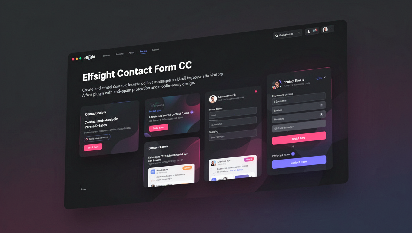 Preview of Elfsight Contact Form CC